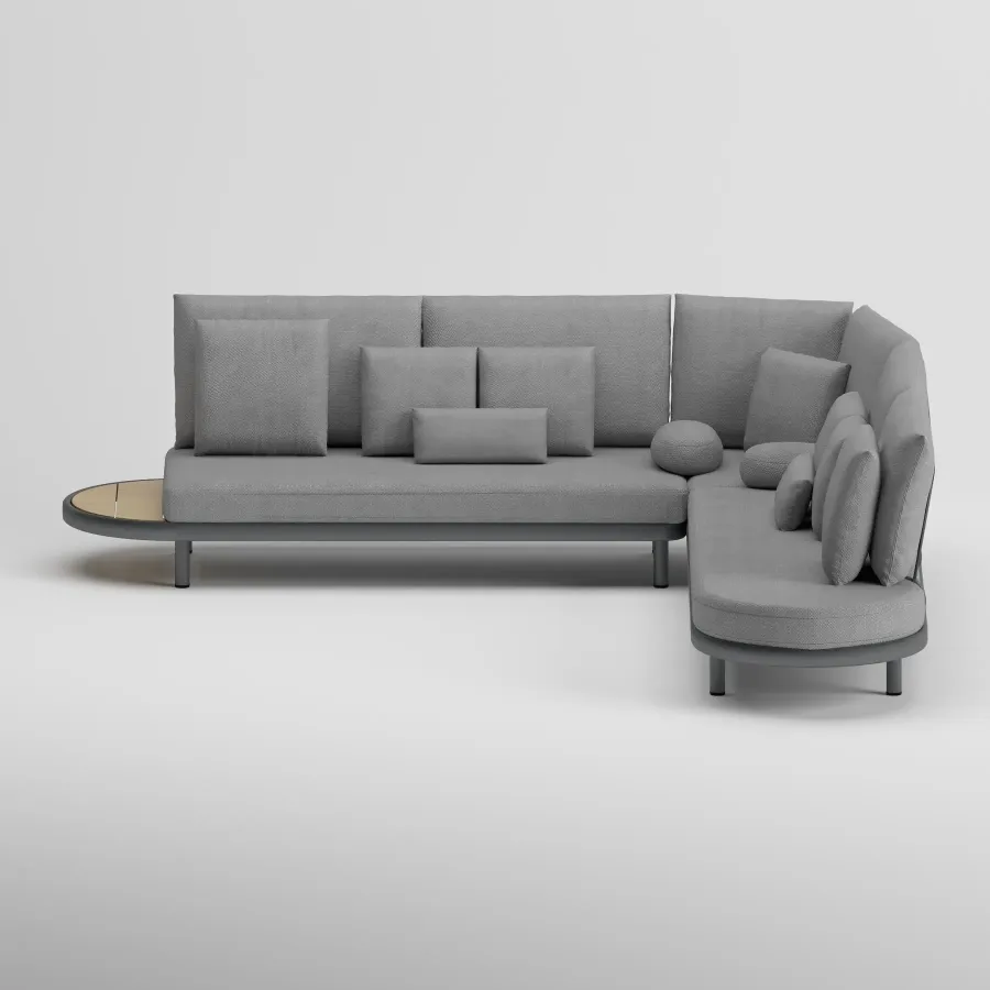 EDGE Corner Seat Group | Anthracite