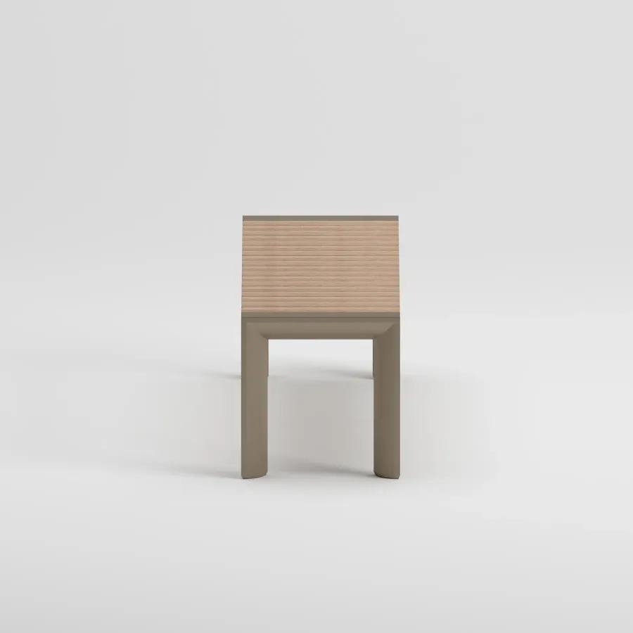 ETNA Iroko Bank | Taupe