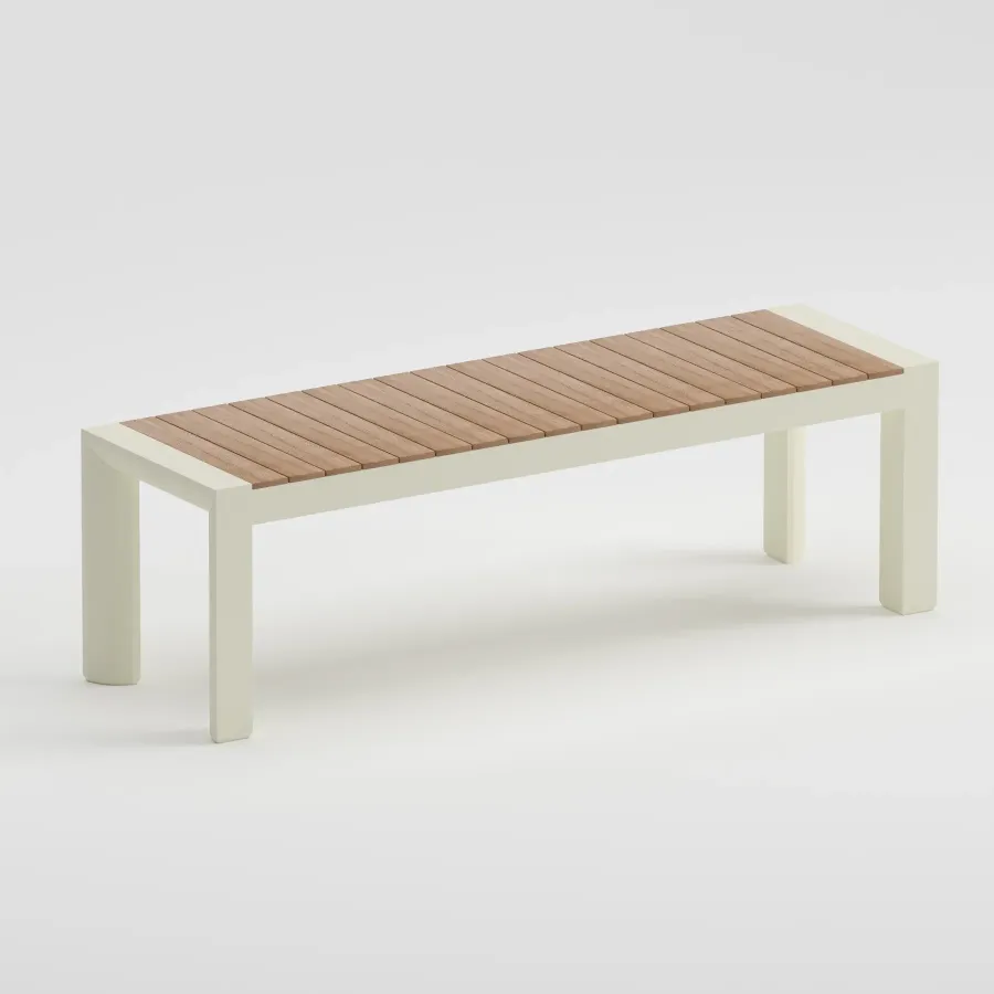 ETNA Iroko Bench | Frozen