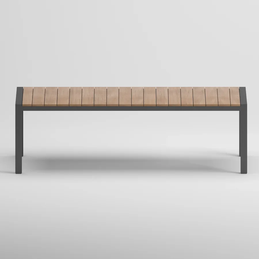 ETNA Iroko Table | Anthracite