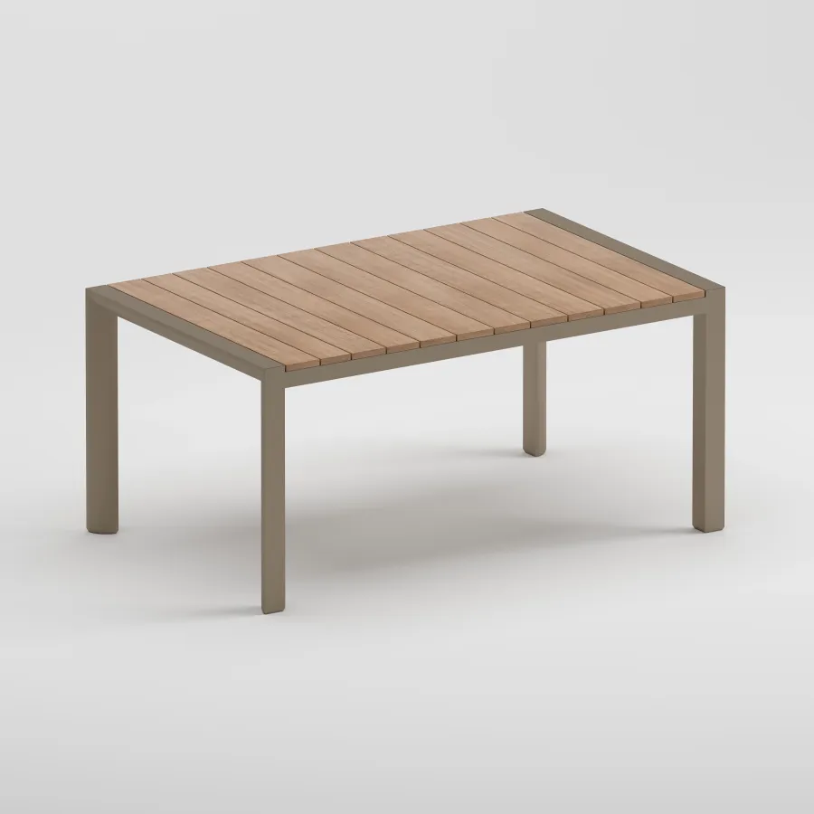 ETNA Iroko Table | Taupe