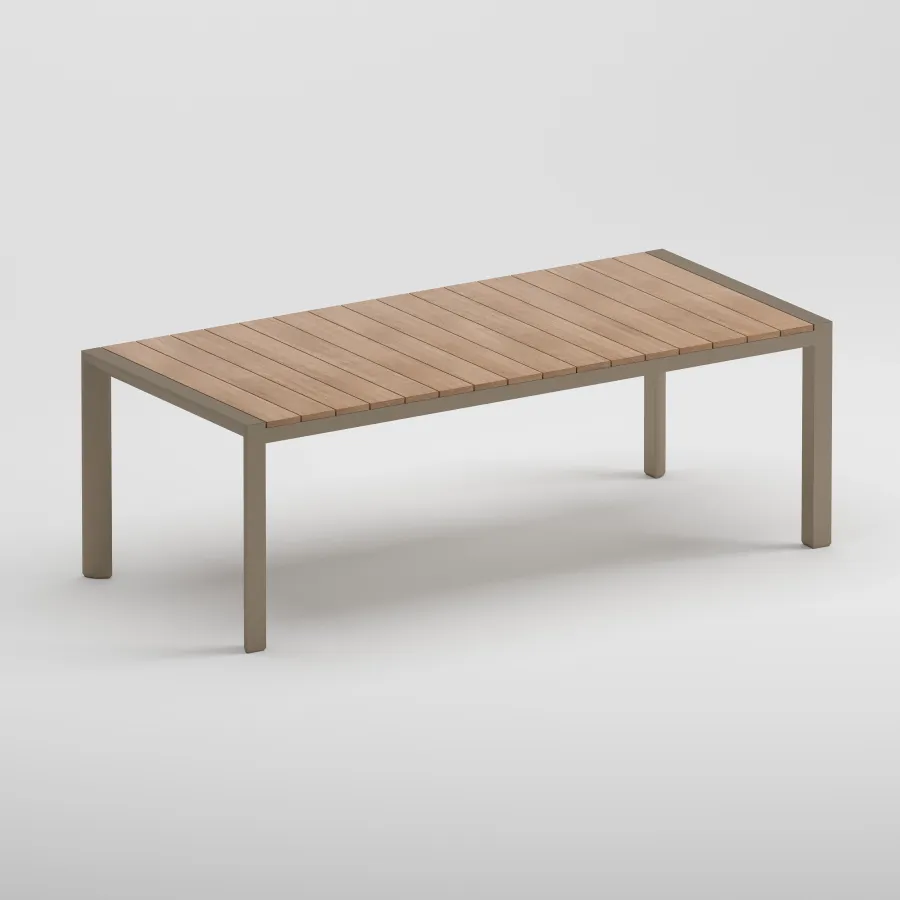 ETNA Iroko Table | Taupe