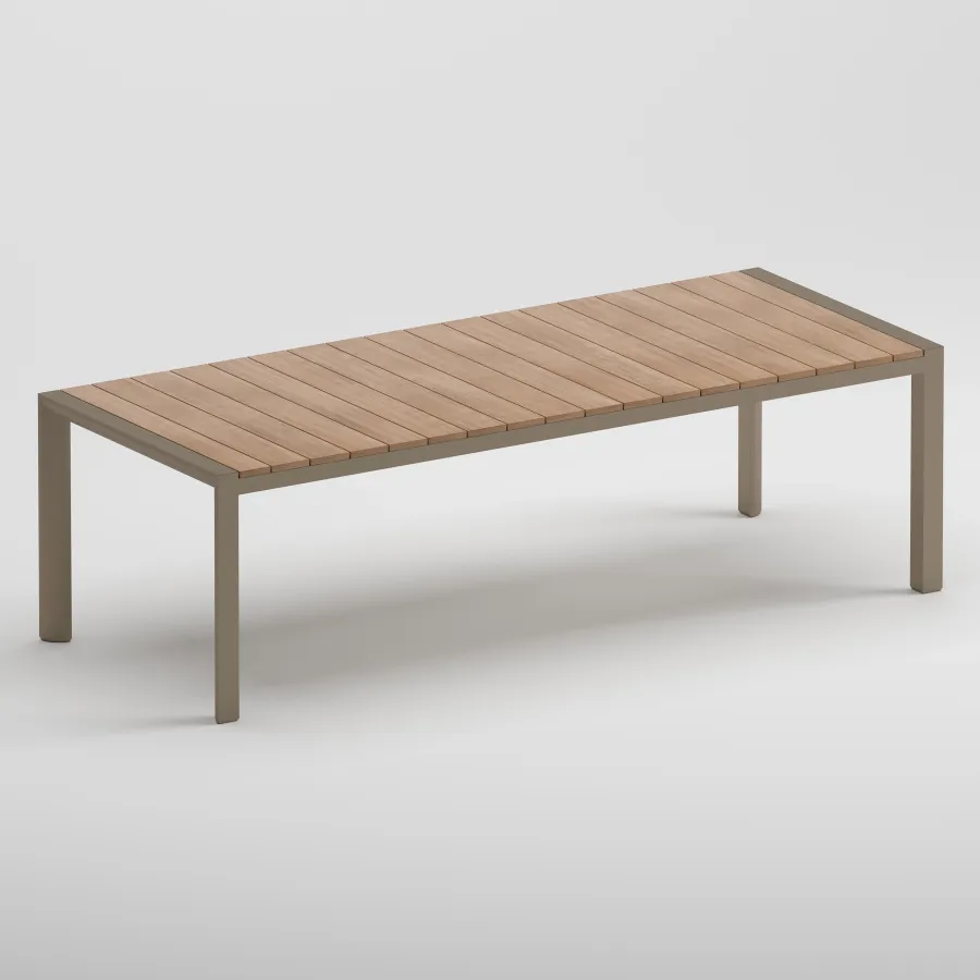 ETNA Iroko Table | Taupe
