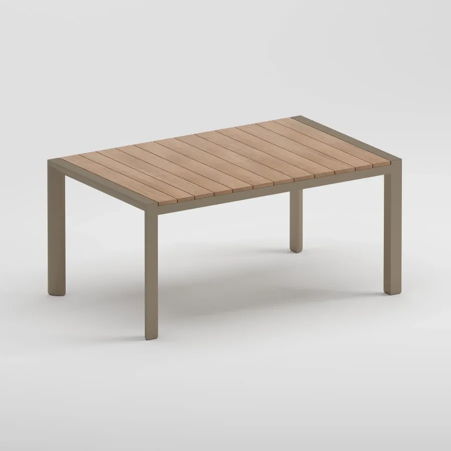 ETNA Iroko Table | Taupe