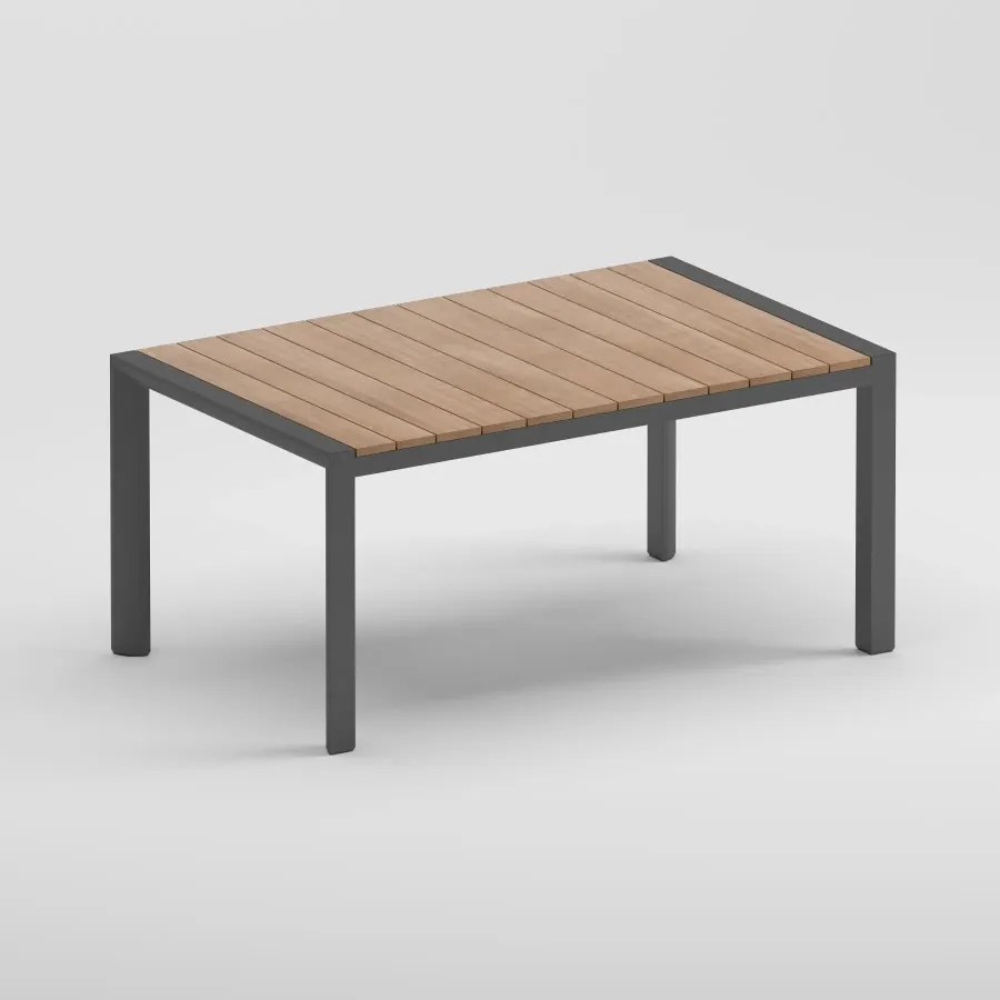 ETNA Iroko Table | Anthracite