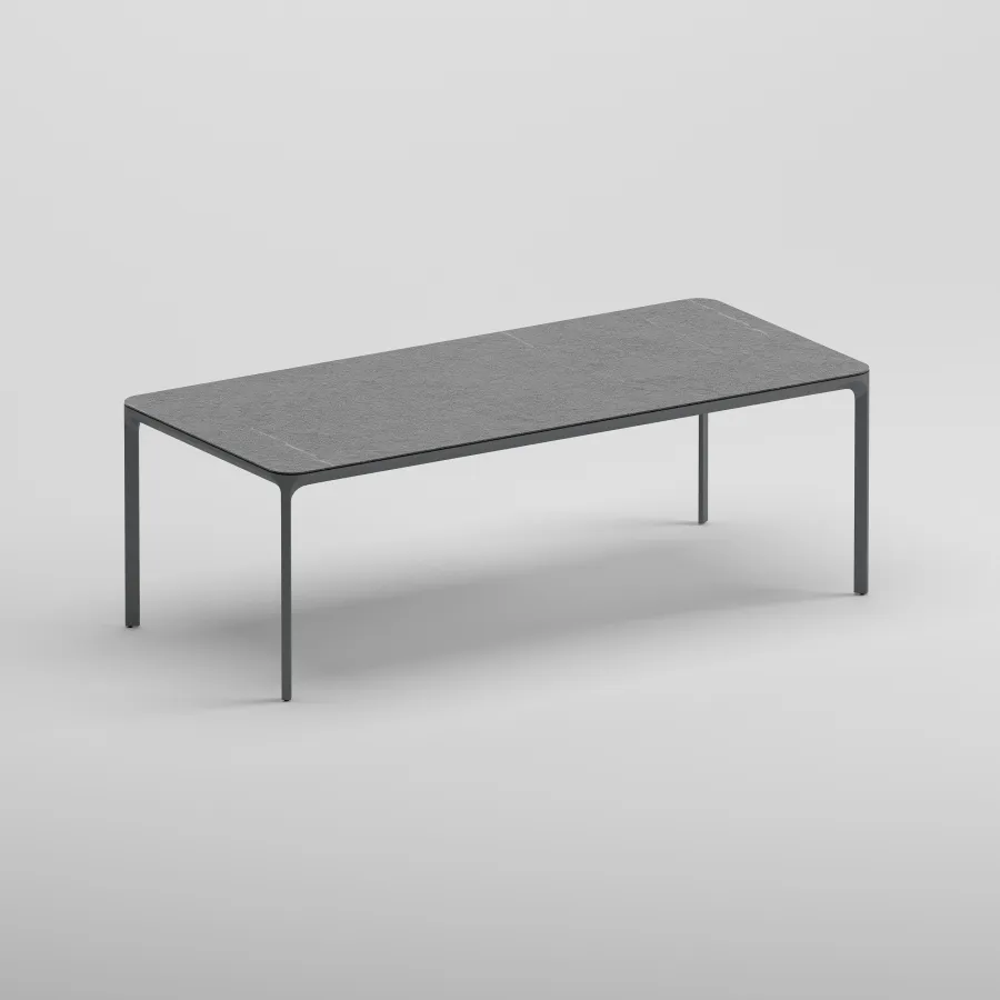 FARO Table & SKY Armchair Dining Set | Anthracite