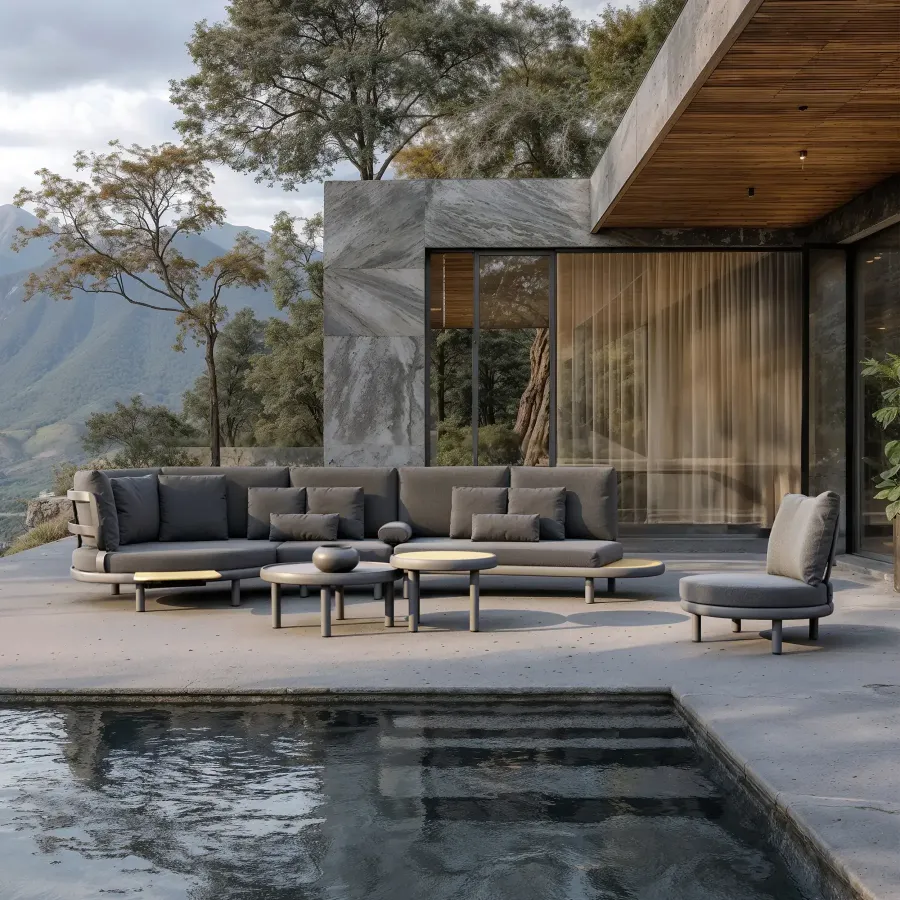 FLEX Corner Seating Group | Anthracite