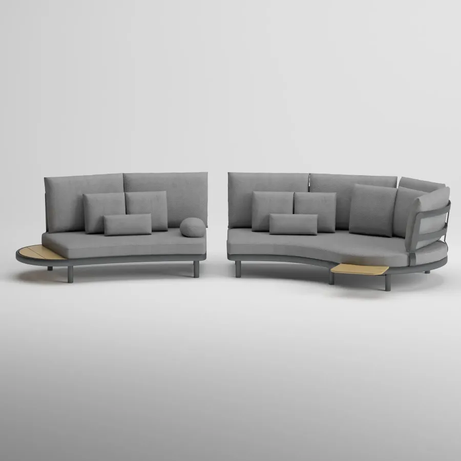 FLEX Corner Seating Group | Anthracite