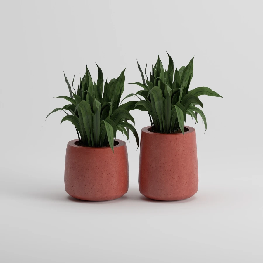 LOTUS Set Saksı | Kiremit