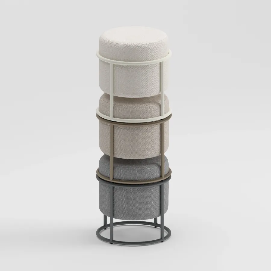 LUNA Q POUF Set