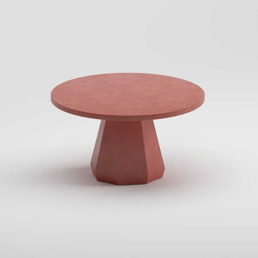 LUNA Q140 Table | Terracotta