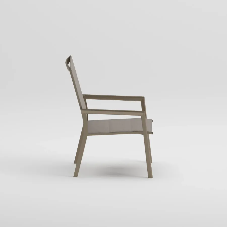 LUNGO Living Chair | Taupe