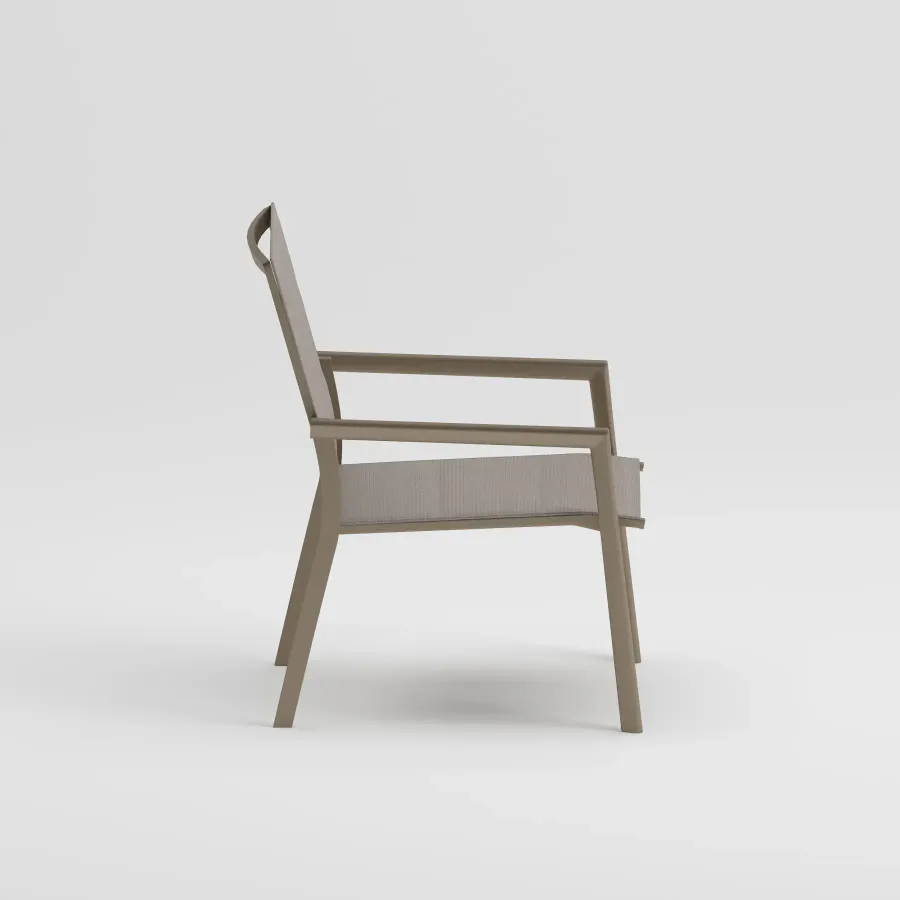 LUNGO Living Chair | Taupe