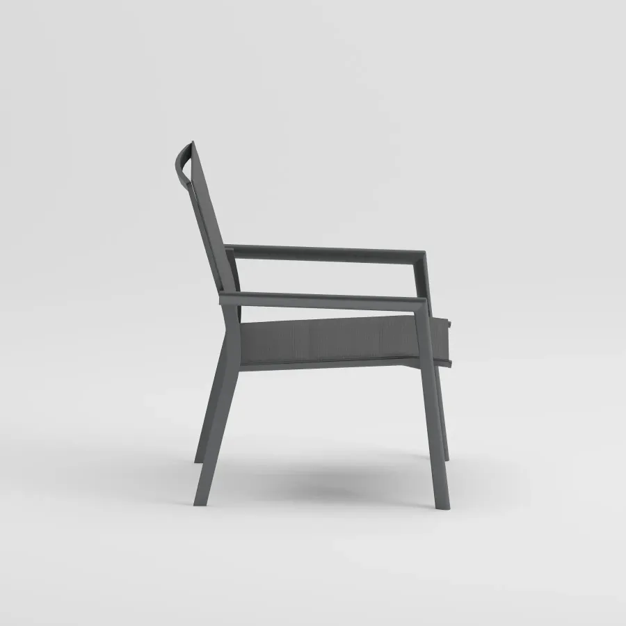 LUNGO Living Chair | Anthracite