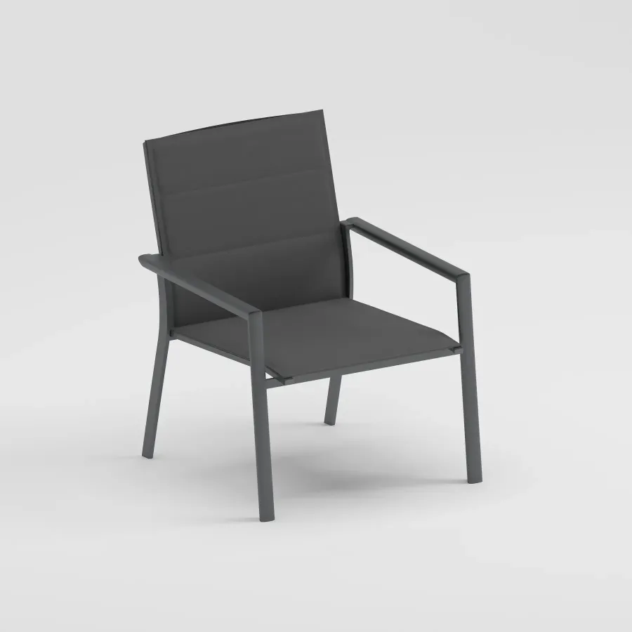LUNGO Living Chair | Anthracite