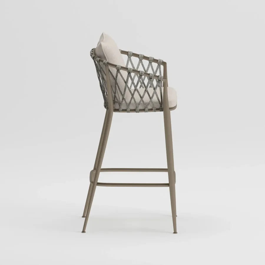 RAPUNZEL Bar Chair | Taupe