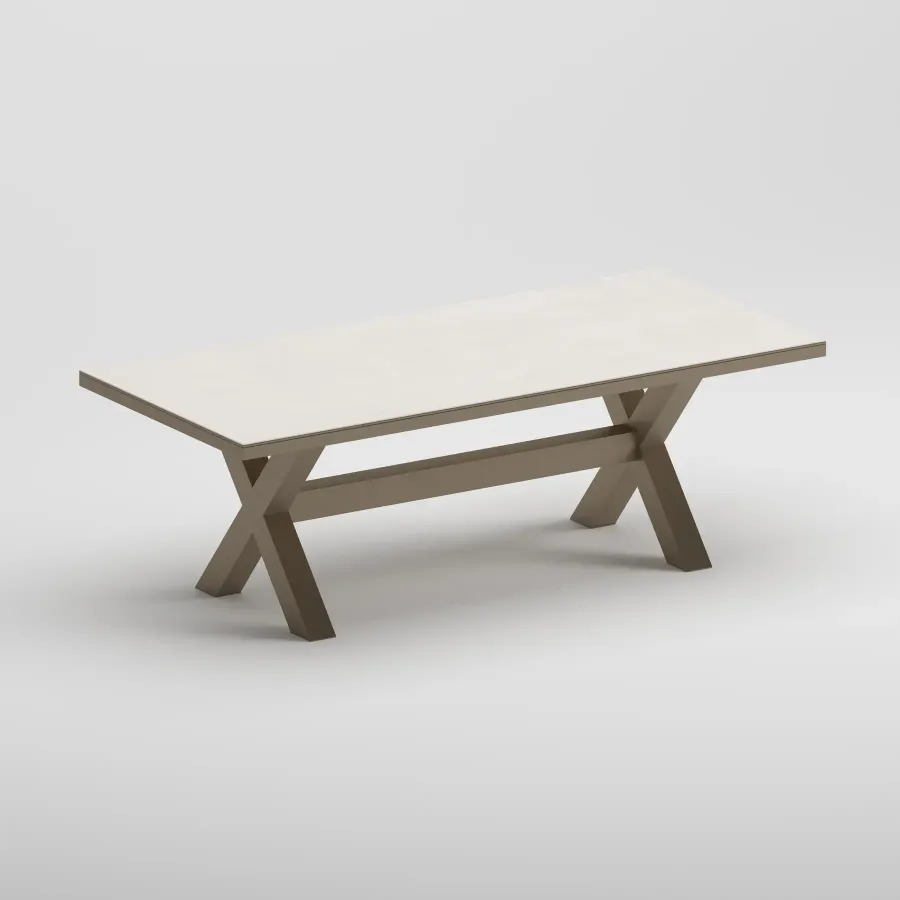 RITMA 8 Seater Table | Taupe