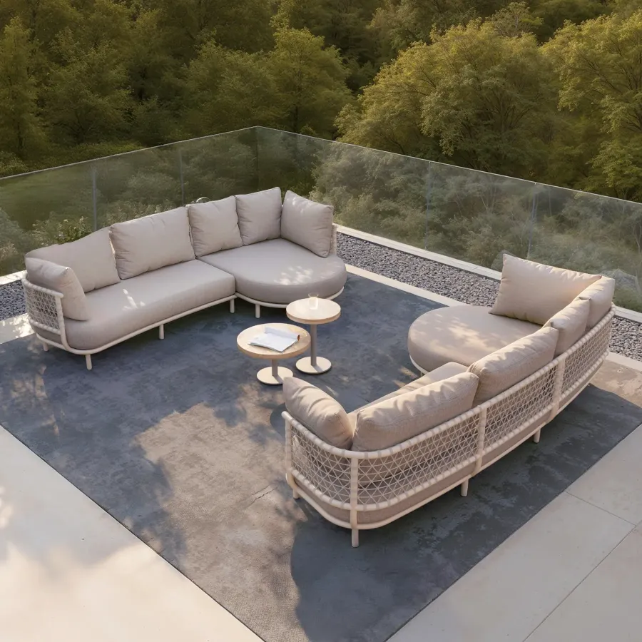 SARDINIA Corner Seating Group | Latte