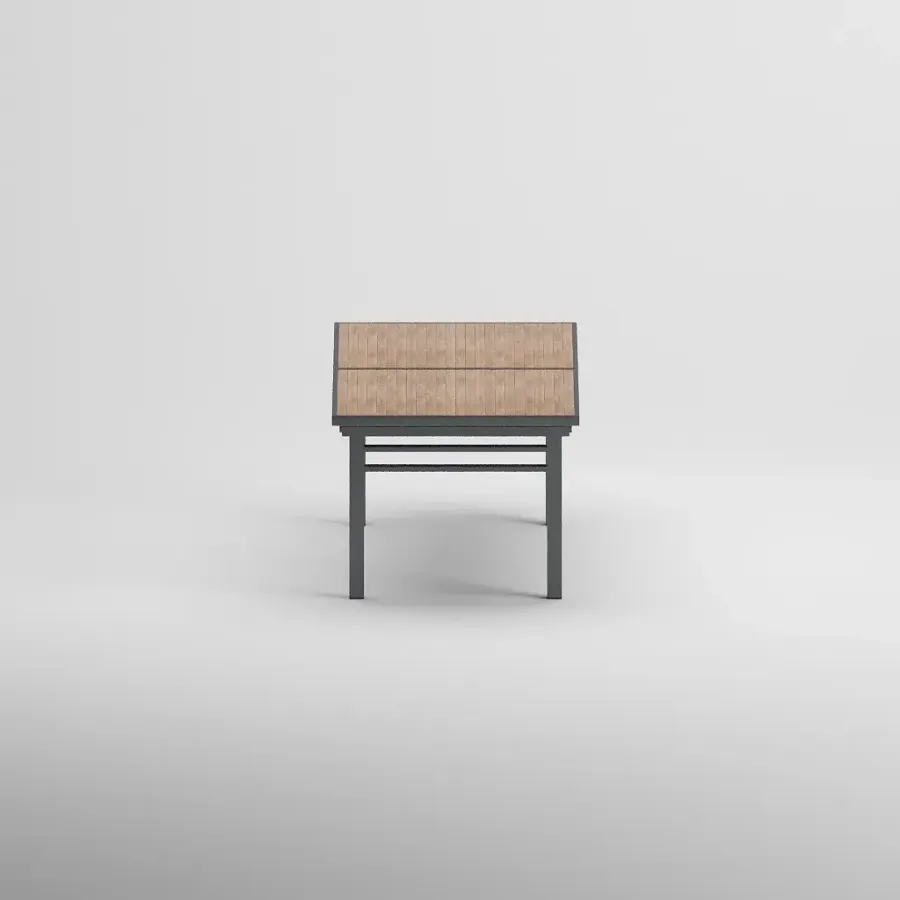 SEUL 6 Seater Extendable Table | Anthracite