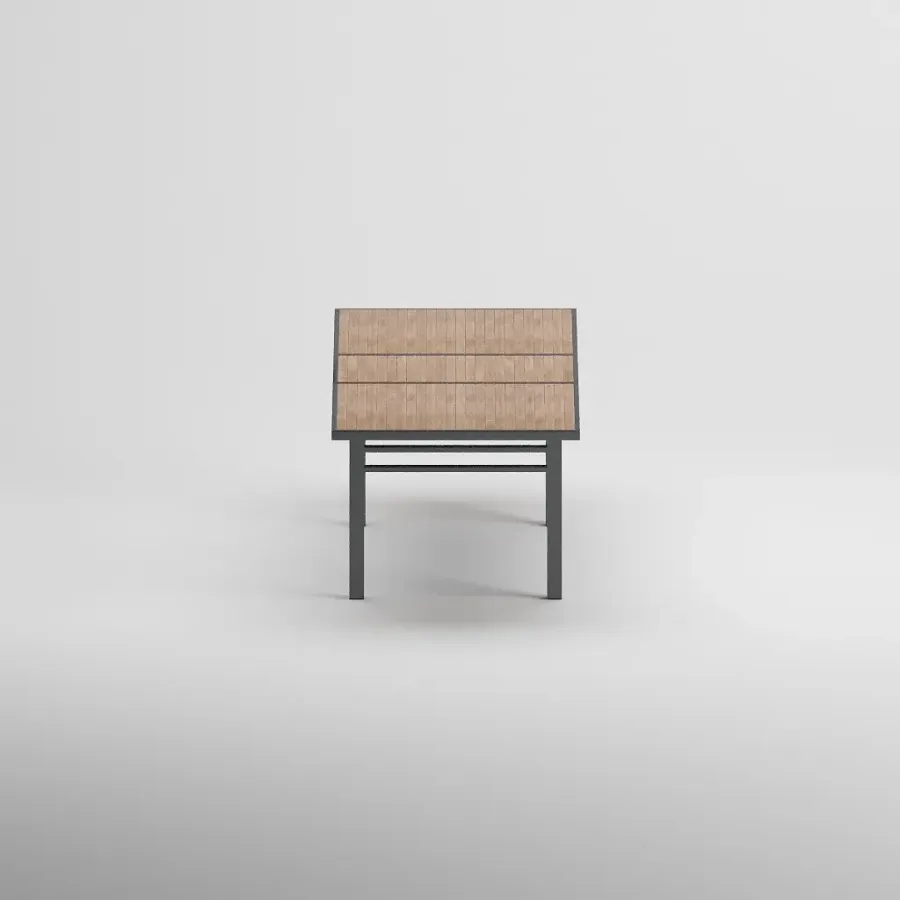 SEUL 6 Seater Extendable Table | Anthracite