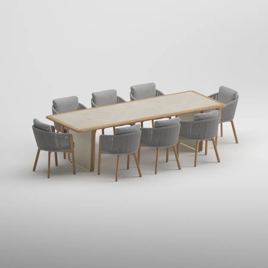 SLAB 8 Seater Dining Set