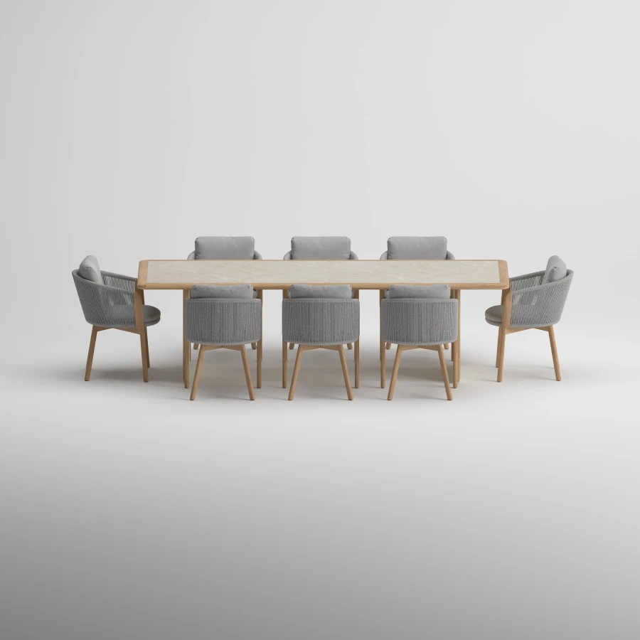 SLAB 8 Seater Dining Set