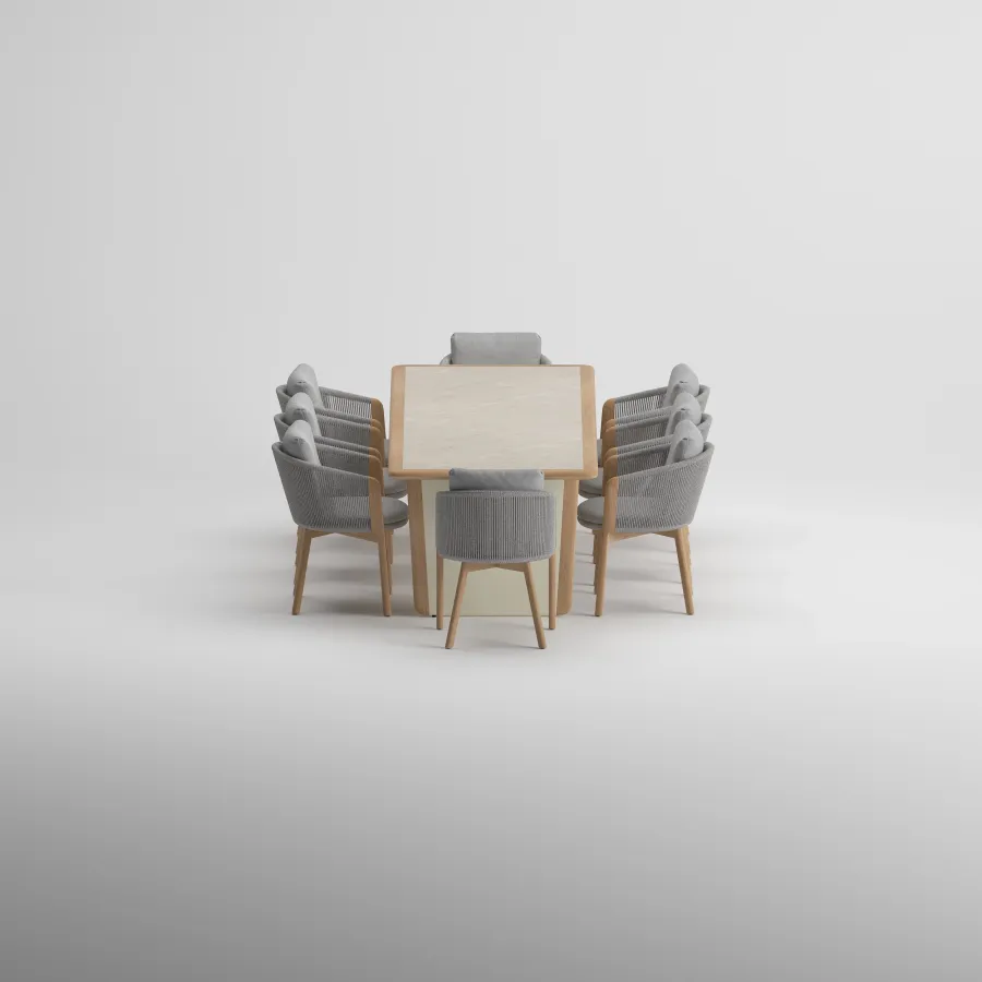 SLAB 8 Seater Dining Set