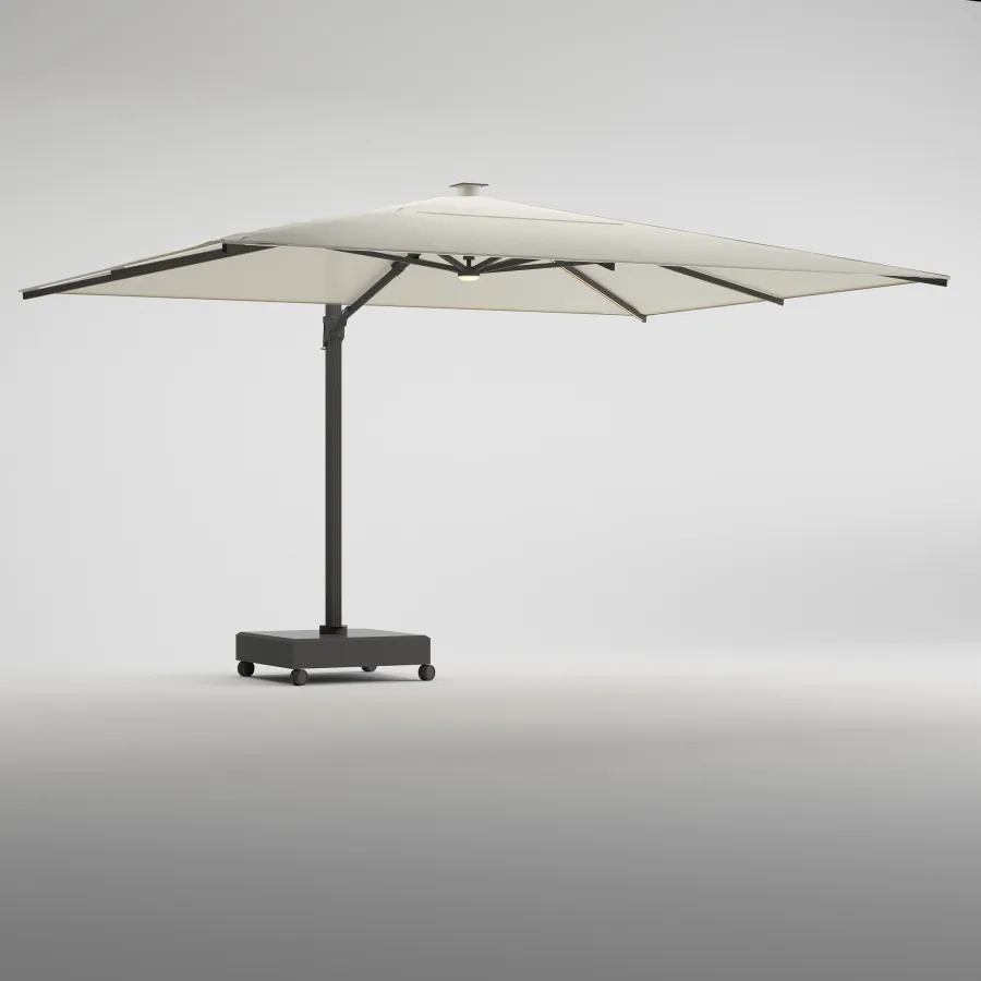 SOLIVO Lighting 300cm X 400cm Umbrella | Anthracite