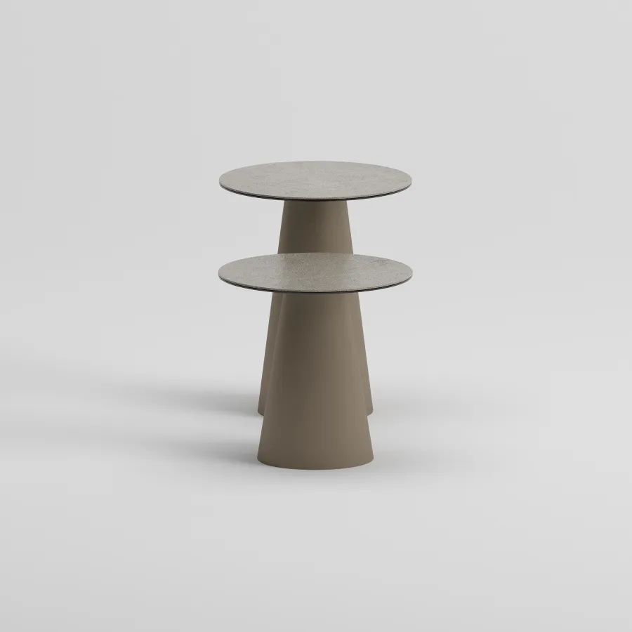 SONO Q  Side Table Set | Taupe
