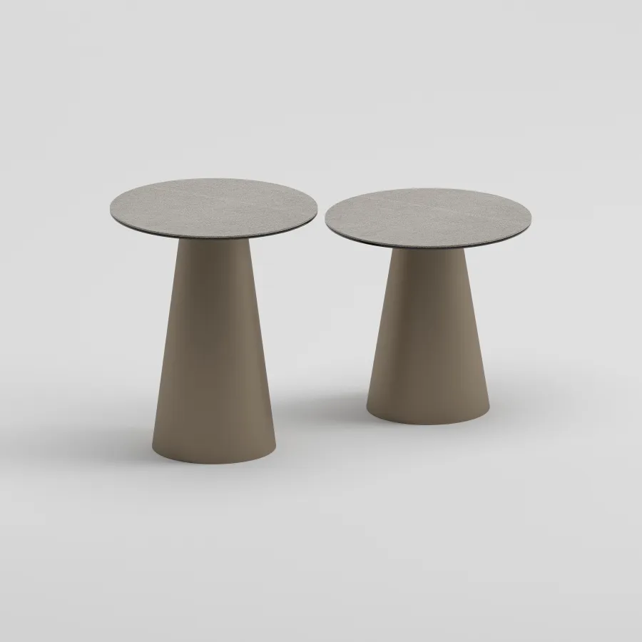 SONO Q  Side Table Set | Taupe
