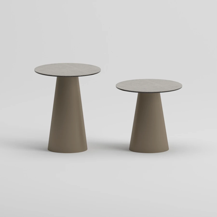 SONO Q  Side Table Set | Taupe