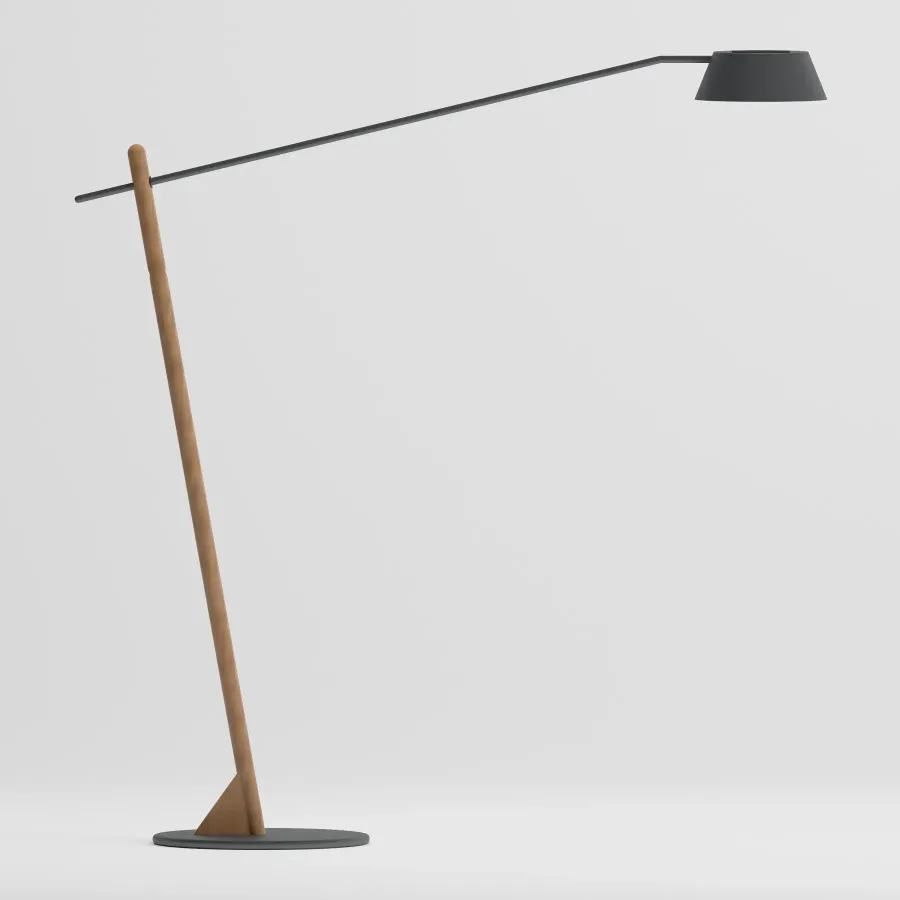 SUNNY Teak Solar Lighting | Anthracite