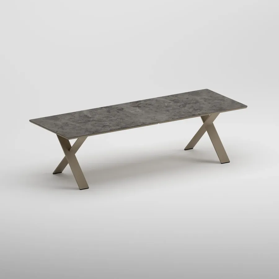 SYLVA 10 Seater Extendable Table | Taupe