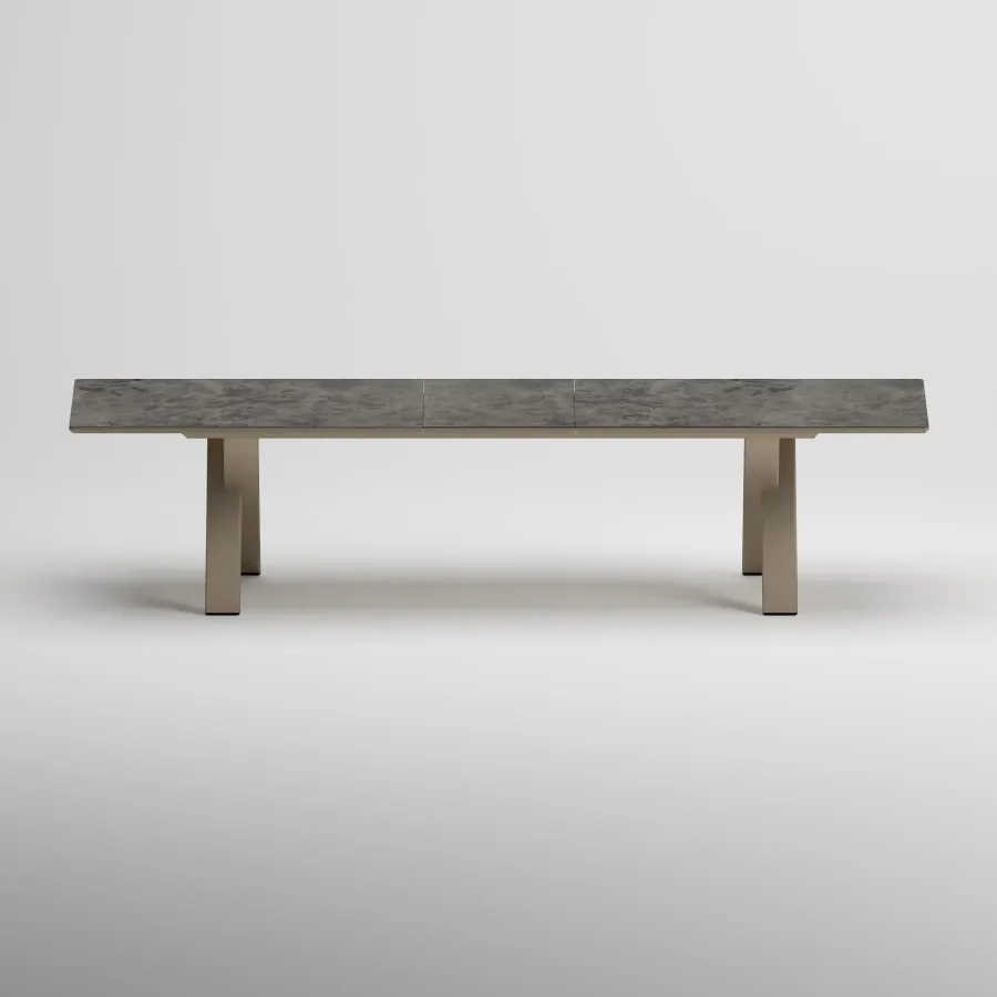 SYLVA 10 Seater Extendable Table | Taupe