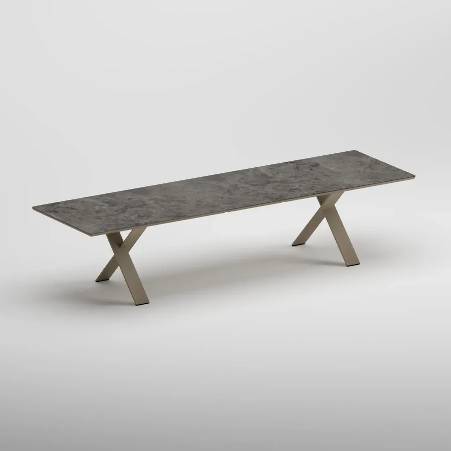 SYLVA 10 Seater Extendable Table | Taupe