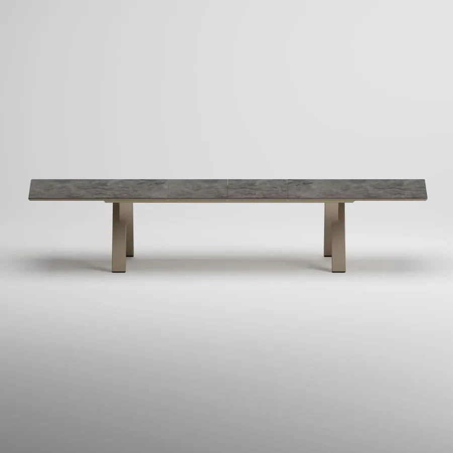SYLVA 10 Seater Extendable Table | Taupe