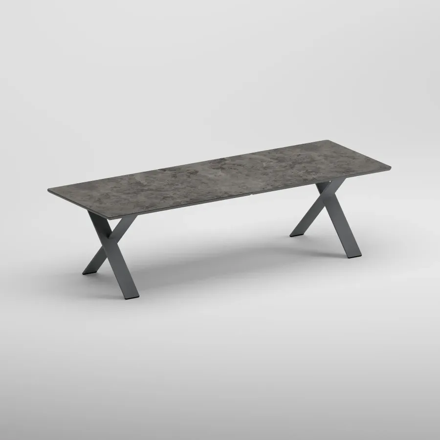 SYLVA 10 Seater Extendable Table | Anthracite