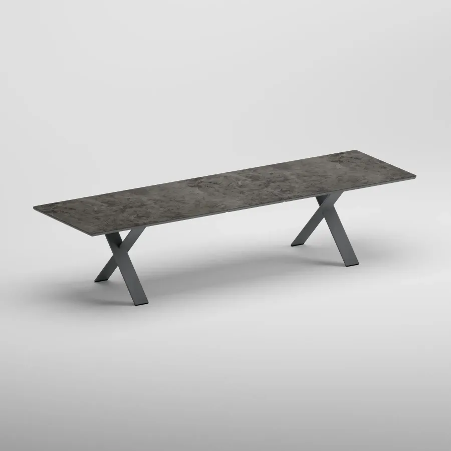 SYLVA 10 Seater Extendable Table | Anthracite