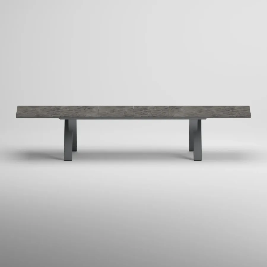 SYLVA 10 Seater Extendable Table | Anthracite