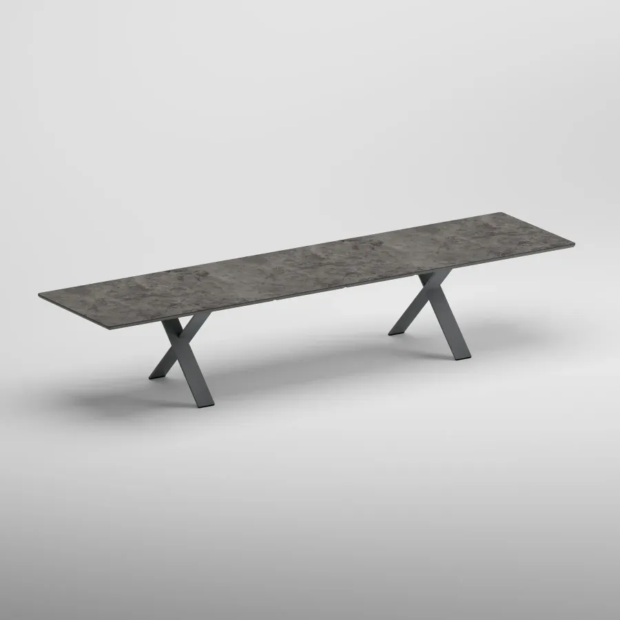 SYLVA 10 Seater Extendable Table | Anthracite