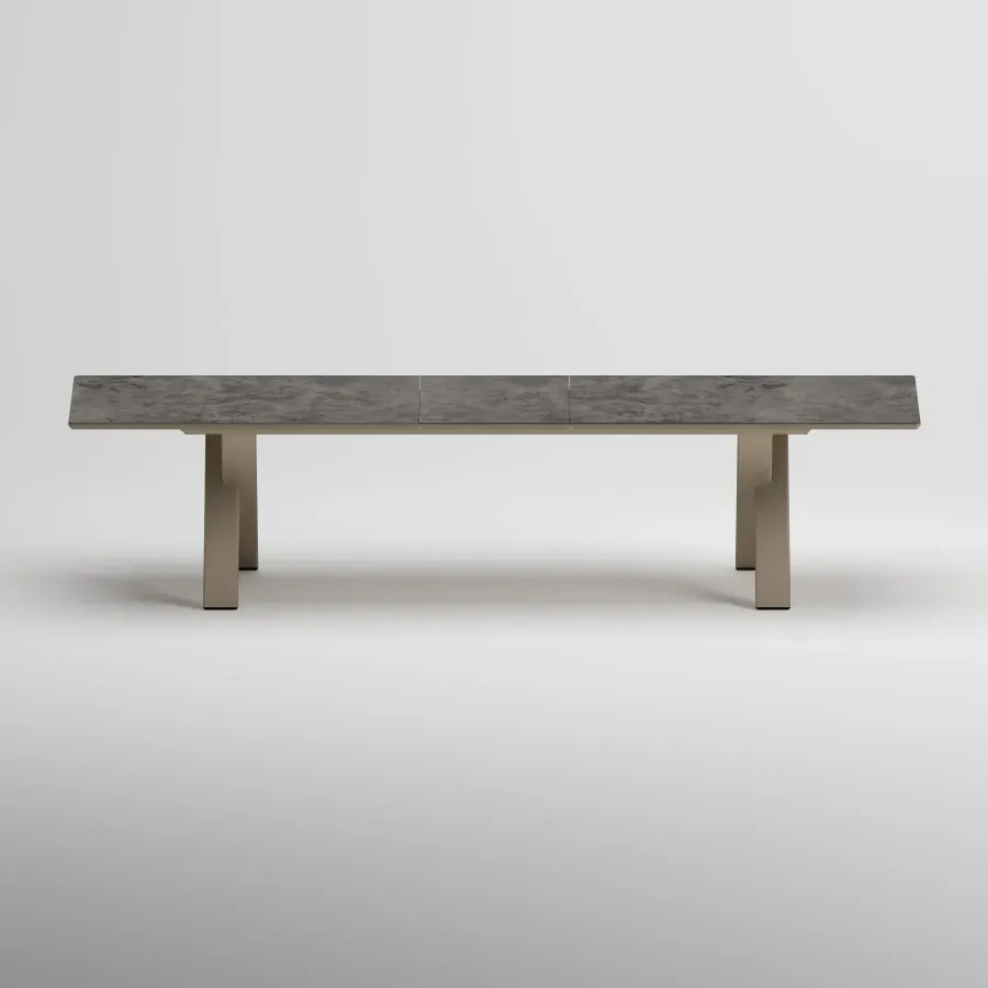 SYLVA 10 Seater Extendable Table | Taupe