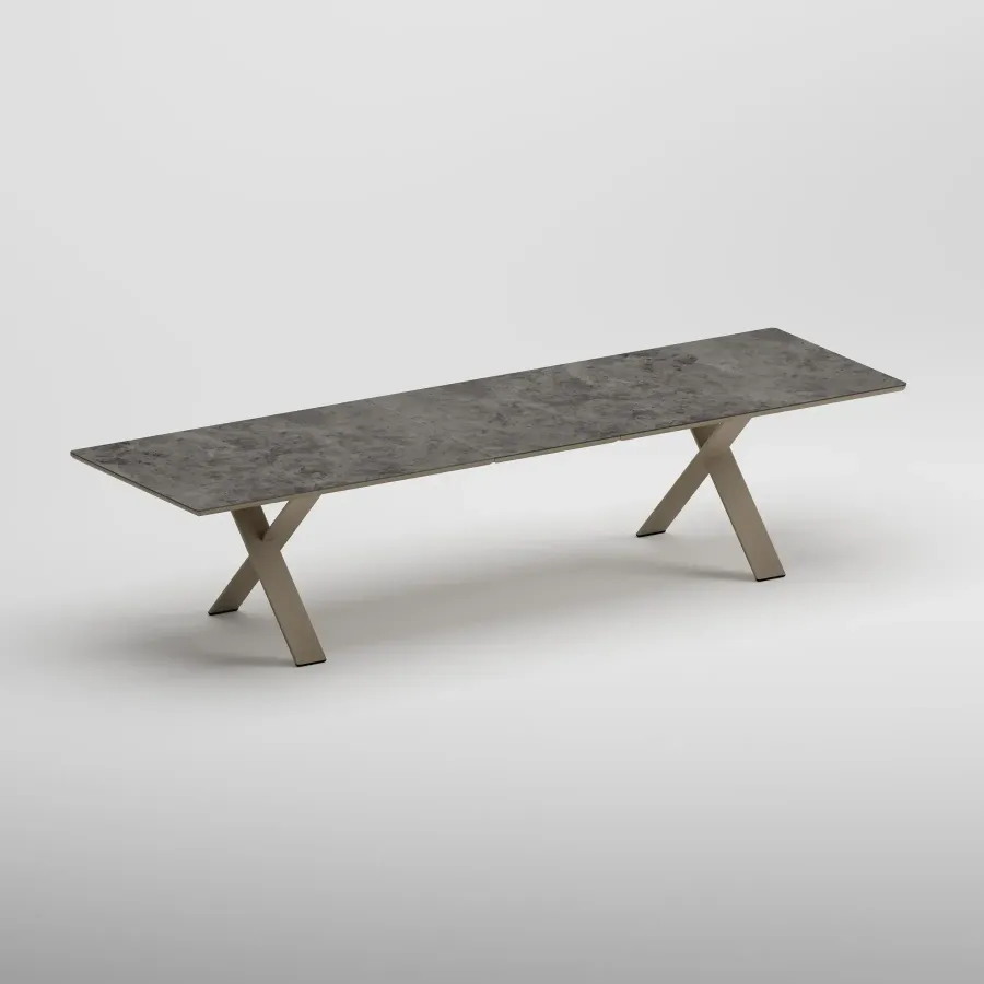 SYLVA 10 Seater Extendable Table | Taupe