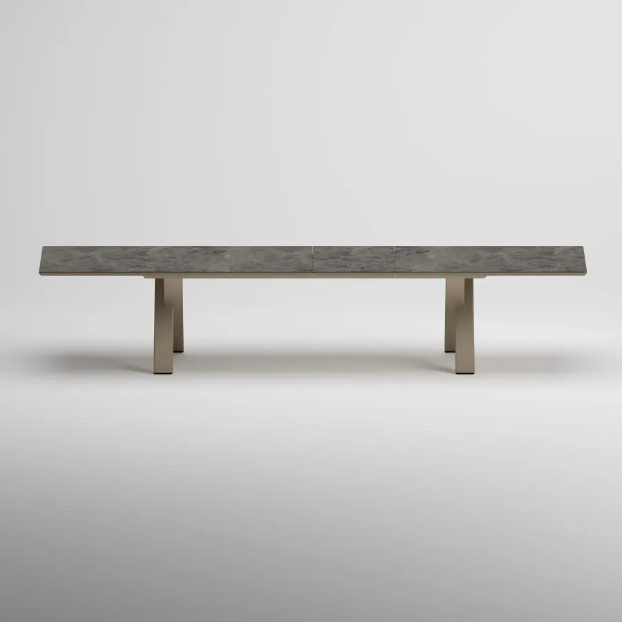 SYLVA 10 Seater Extendable Table | Taupe