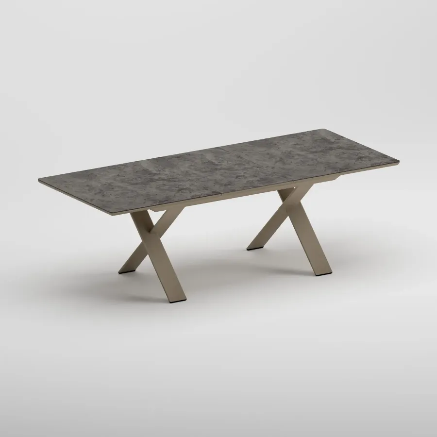 SYLVA 6 Seater Extendable Table | Taupe