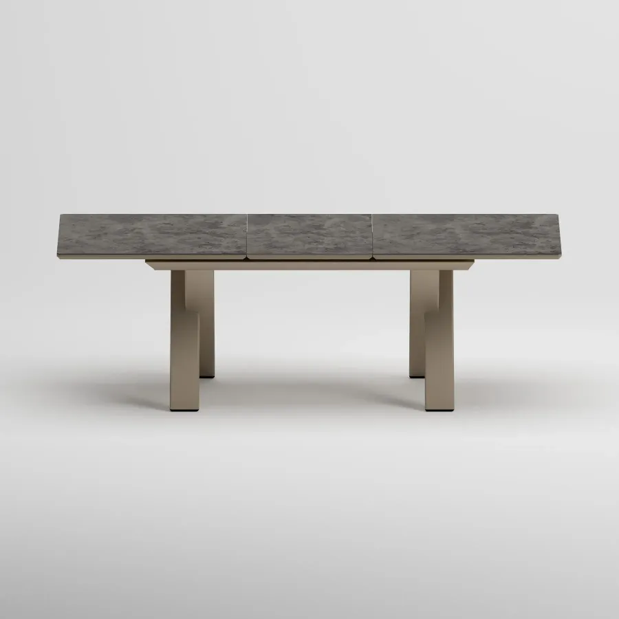 SYLVA 6 Seater Extendable Table | Taupe
