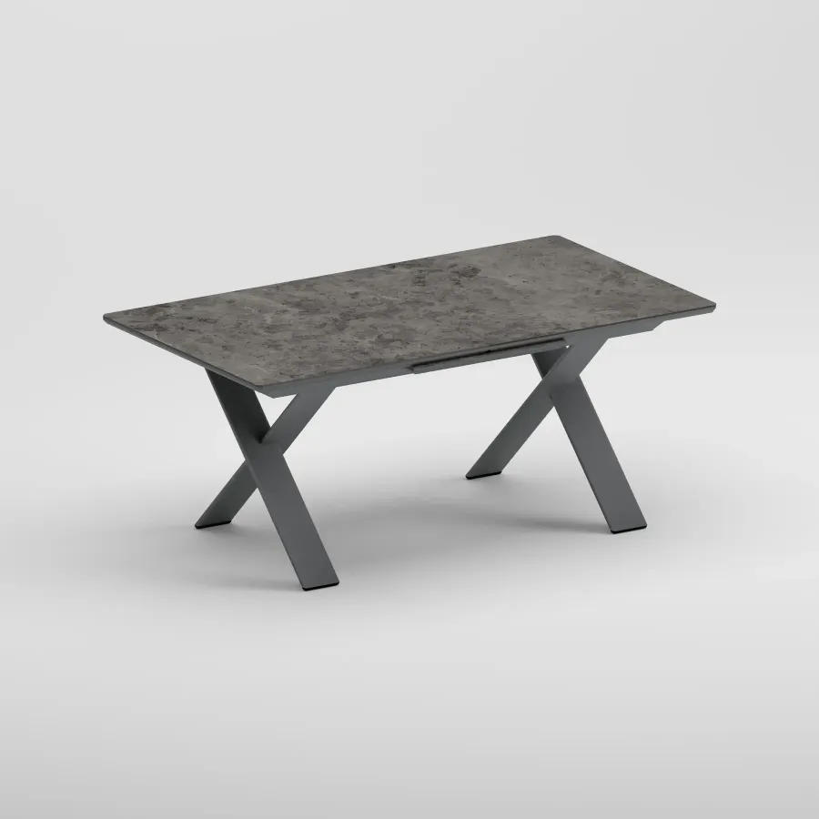 SYLVA 6 Seater Extendable Table | Anthracite