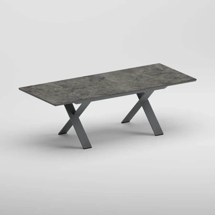 SYLVA 6 Seater Extendable Table | Anthracite