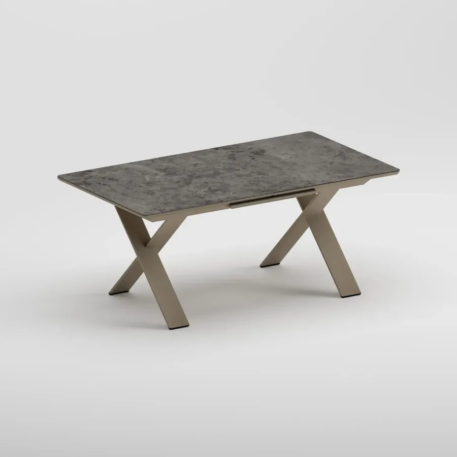 SYLVA 6 Seater Extendable Table | Taupe