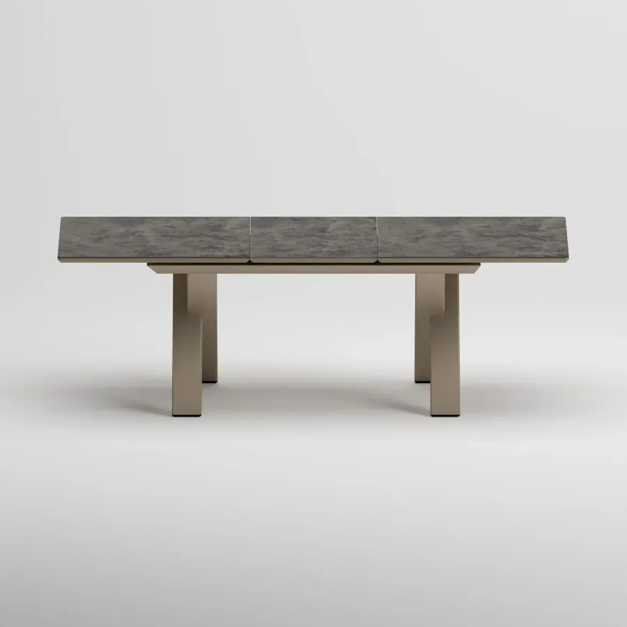SYLVA 6 Seater Extendable Table | Taupe