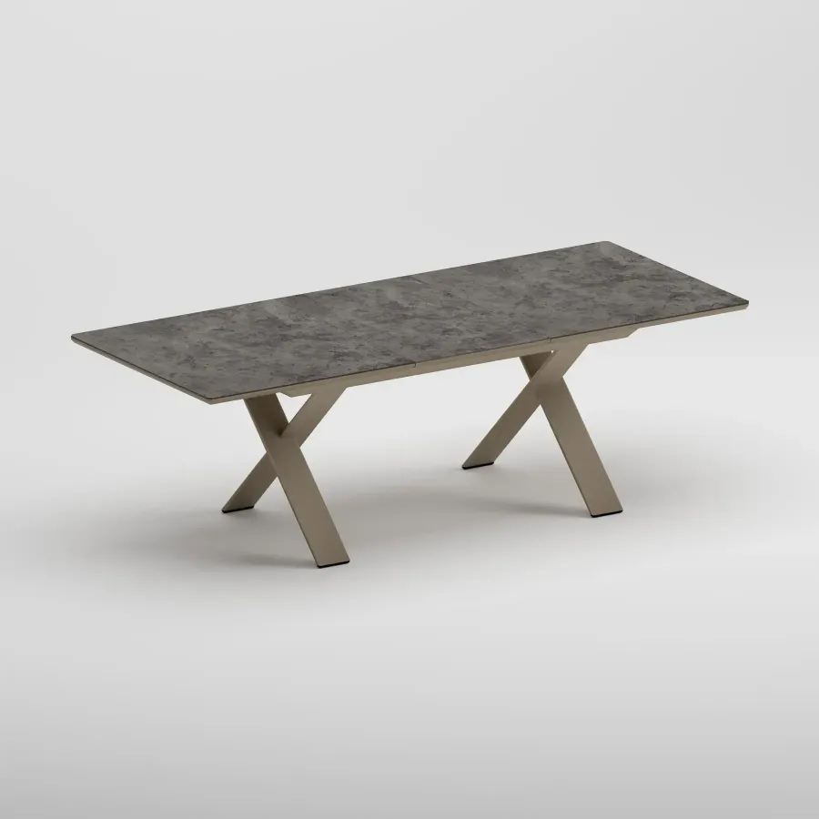 SYLVA 6 Seater Extendable Table | Taupe